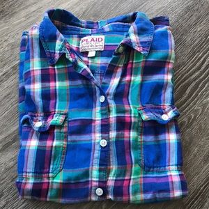 🌵 GUC Old Navy Button Down Plaid XL